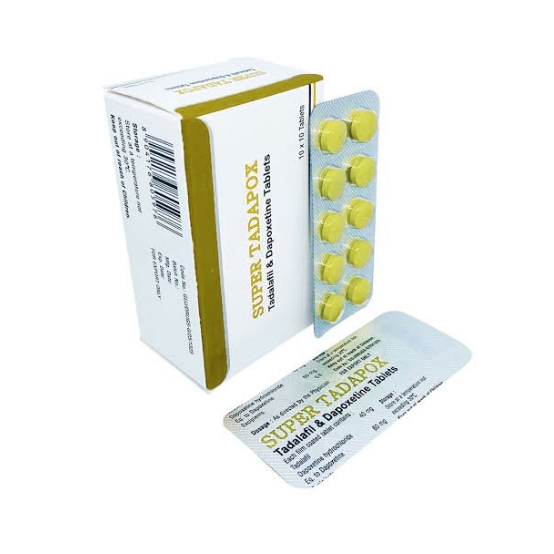 Super Tadapox (tadalafil 40mg & dapoxetine 60mg)